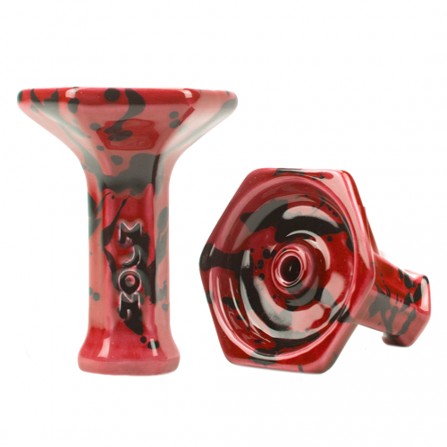 Hookah Bowl Moon Grand Phunnel Star (Red)