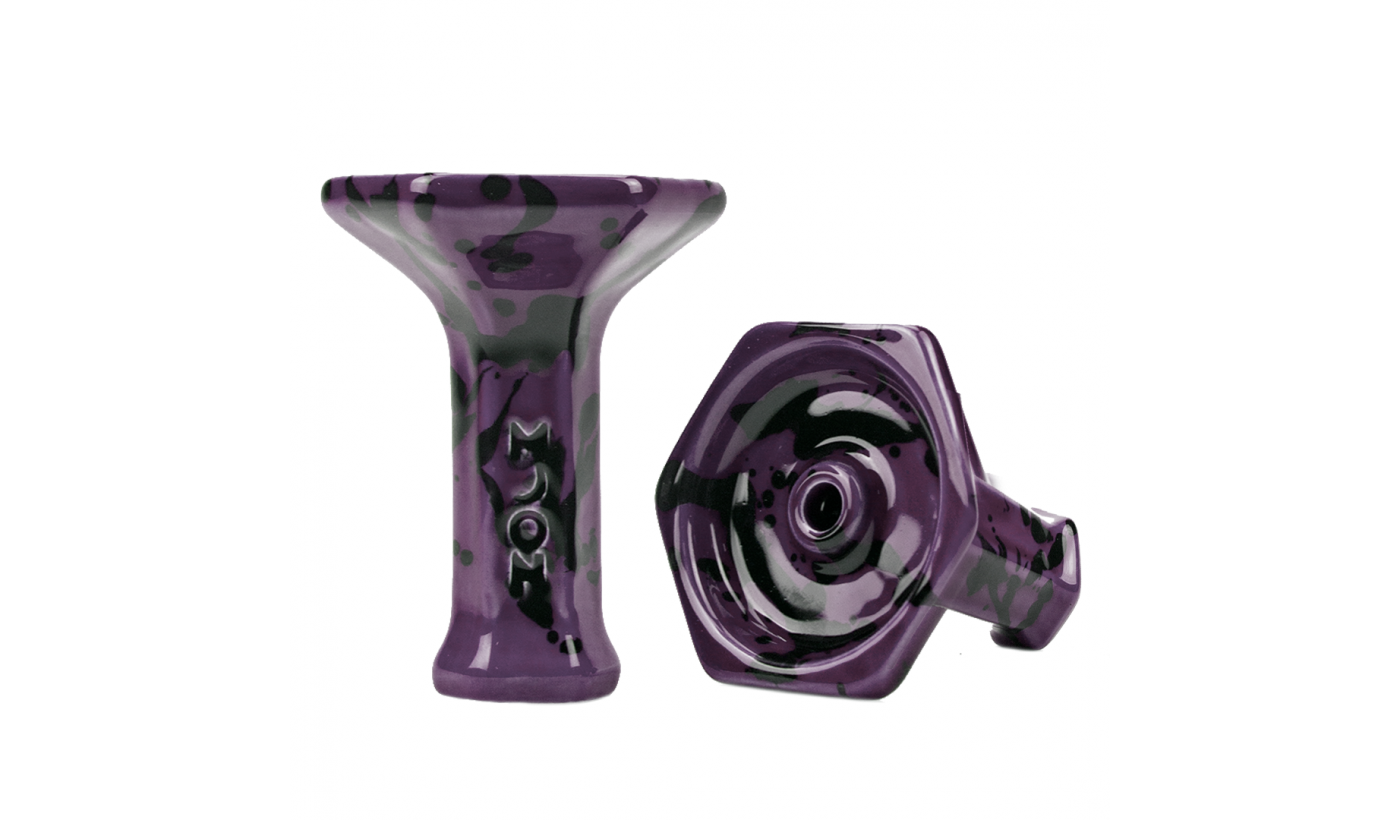 Hookah Bowl Moon Grand Phunnel Star (Violet)