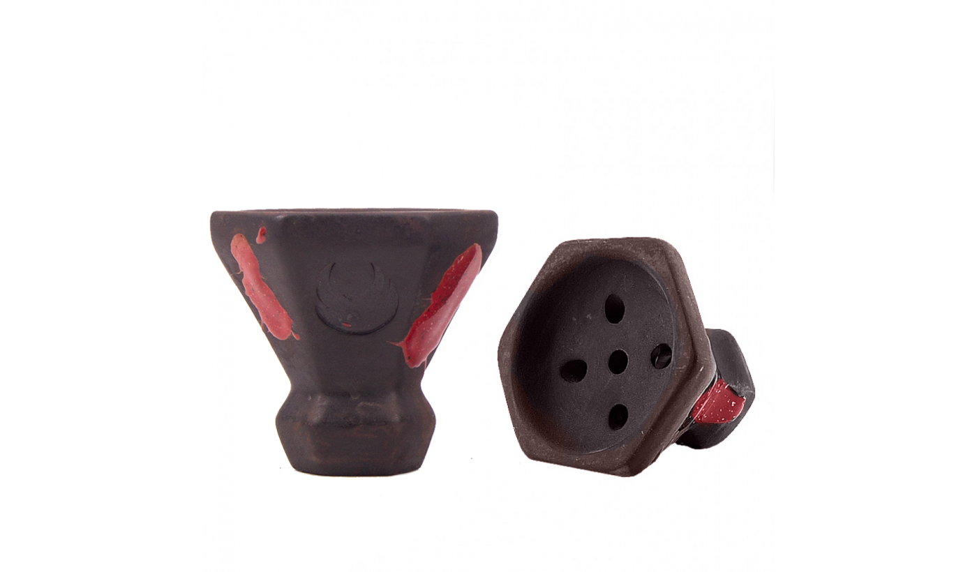 Moon Grand Hookah Bowl (Raspberry Cap)