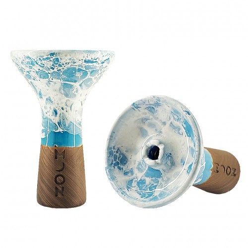 Moon Phunnel Hookah Bowl (Marble Light Blue)