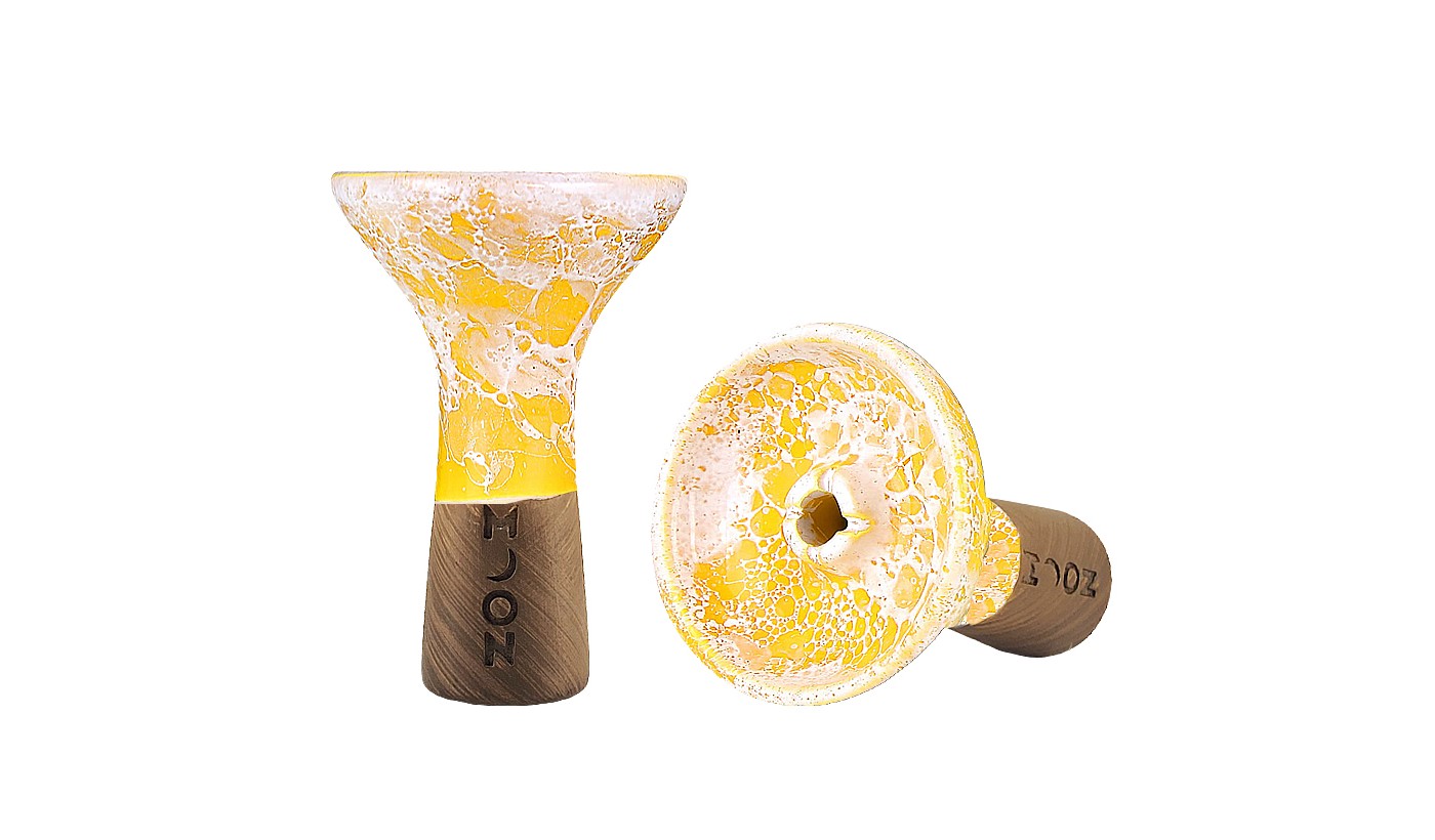 Bol à narguilé Moon Phunnel (Marble Yellow)