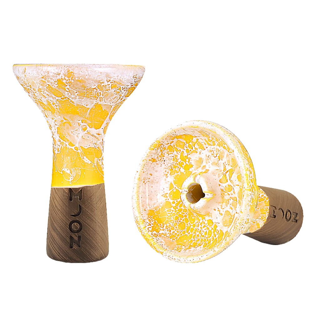 Чаша для кальяна Moon Phunnel (Marble Yellow White)
