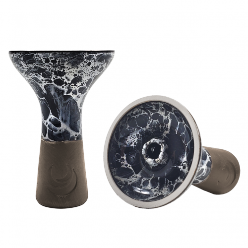 Bol à chicha Moon Phunnel (Marbré Noir)