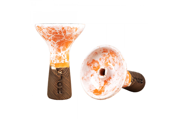 Чаша для кальяна Moon Phunnel (Marble Orange)