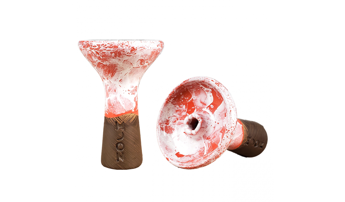 Moon Phunnel Hookah Bowl (Marble Red)