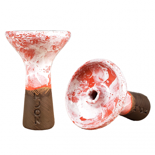 Moon Phunnel Shisha Bowl (Marble Red)