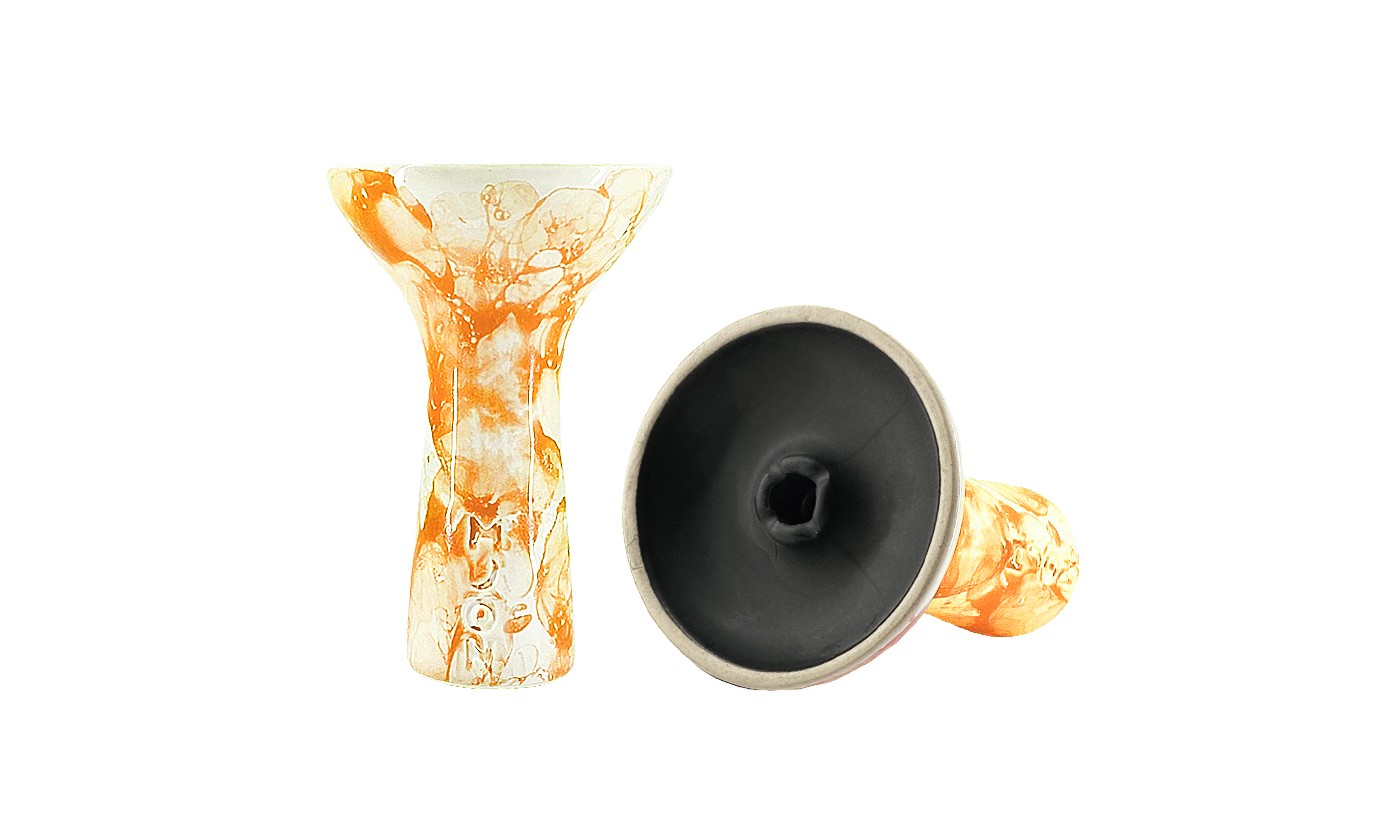 Чаша для кальяна Moon Phunnel 2.0 White (Orange)