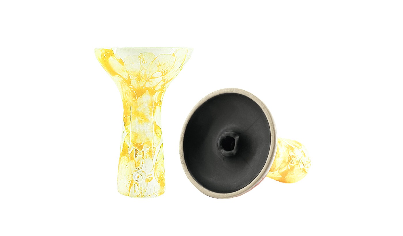 Hookah Bowl Moon Phunnel 2.0 White (Yellow)