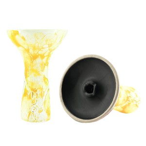 Чаша для кальяна Moon Phunnel 2.0 White (Yellow) Чаша для кальяна Moon Phunnel 2.0 White (Yellow)