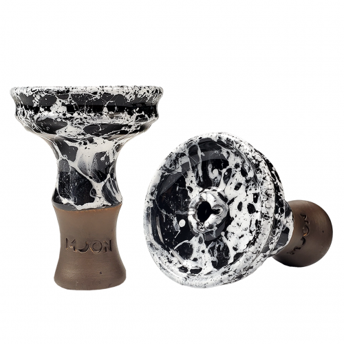 Moon Phunnel Kitty Hookah Bowl (Marble Black)