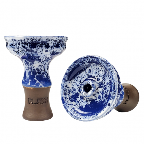 Moon Phunnel Kitty Hookah Bowl (Marble Blue)