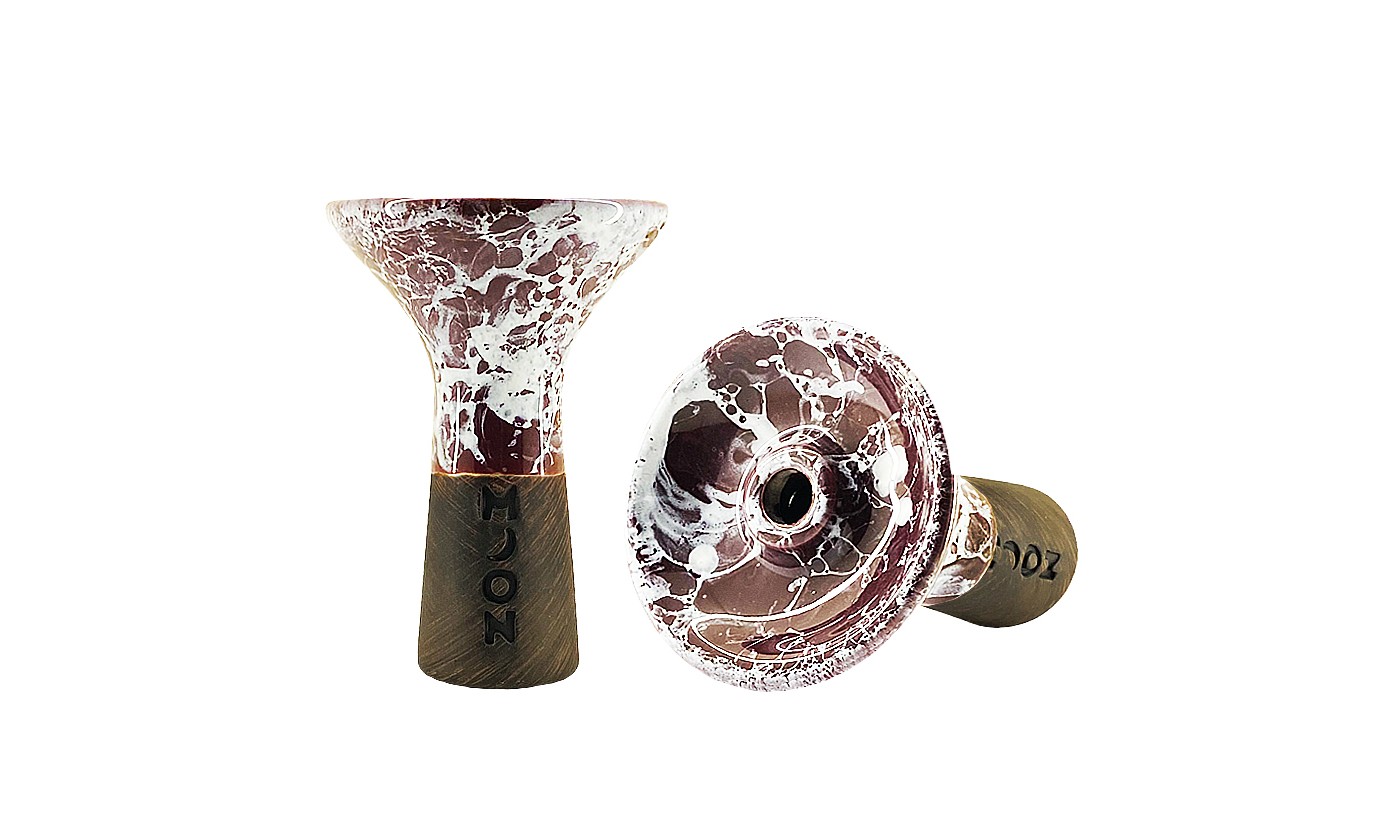 Moon Phunnel Solo Shisha Bowl (Marble Violet)