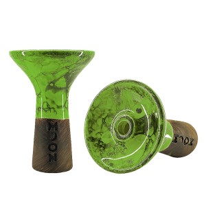Чаша для кальяна Moon Phunnel Solo (Marble Green Black)