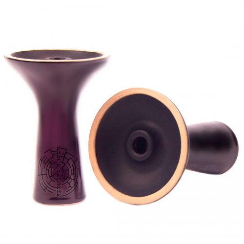 Moon Simple Dimple Shisha Bowl (Violet)