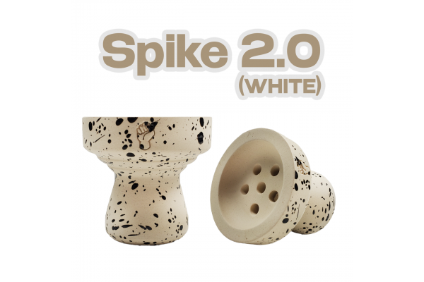 Bol à narguilé Moon SPIKE 2.0 (blanc)