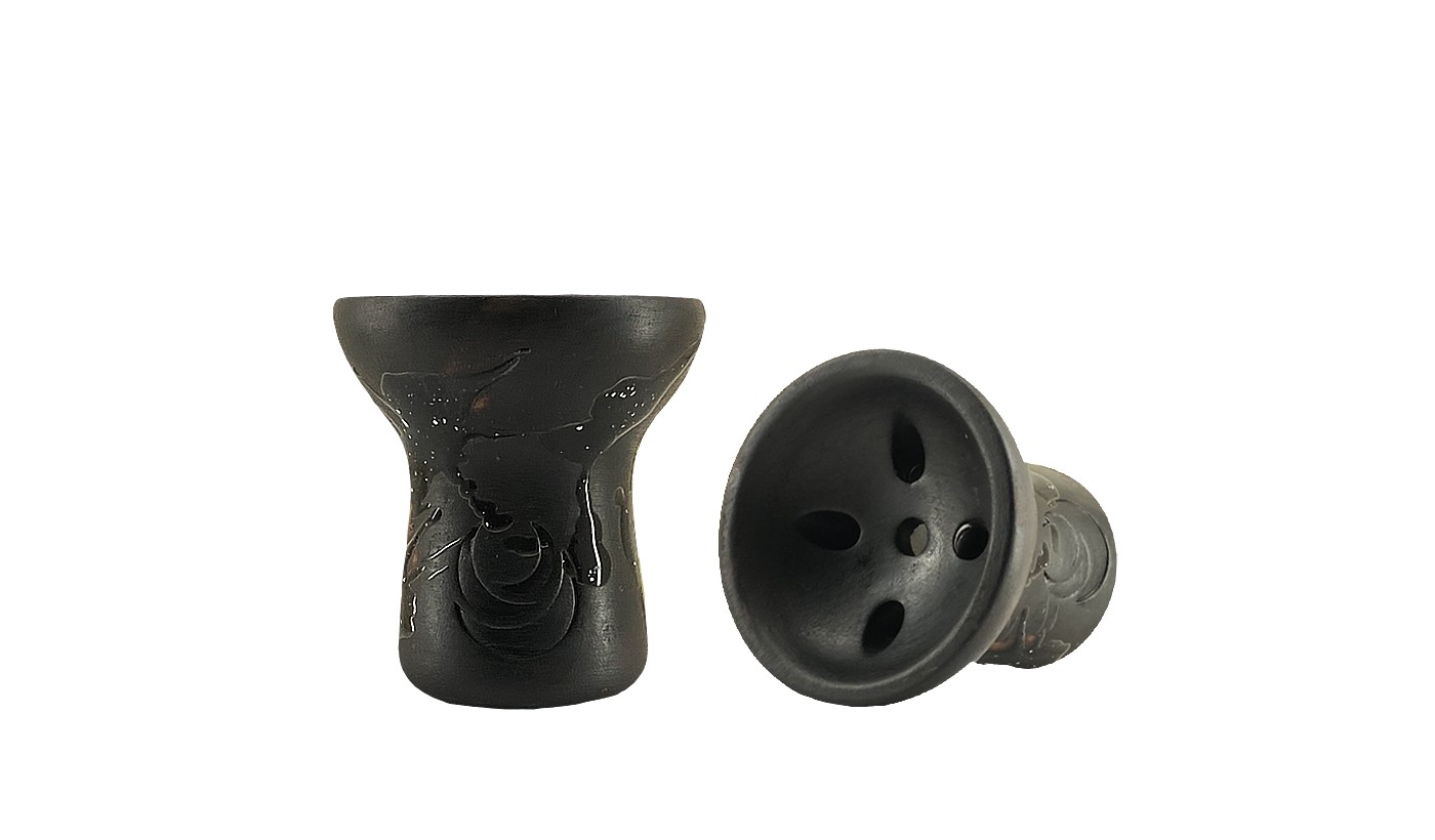 Moon Turkish Shisha Bowl (Cap Black Space)