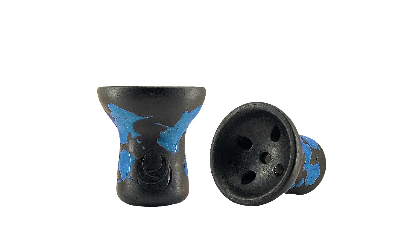 Moon Turkish Shisha Bowl (Cap Paloma Blue)