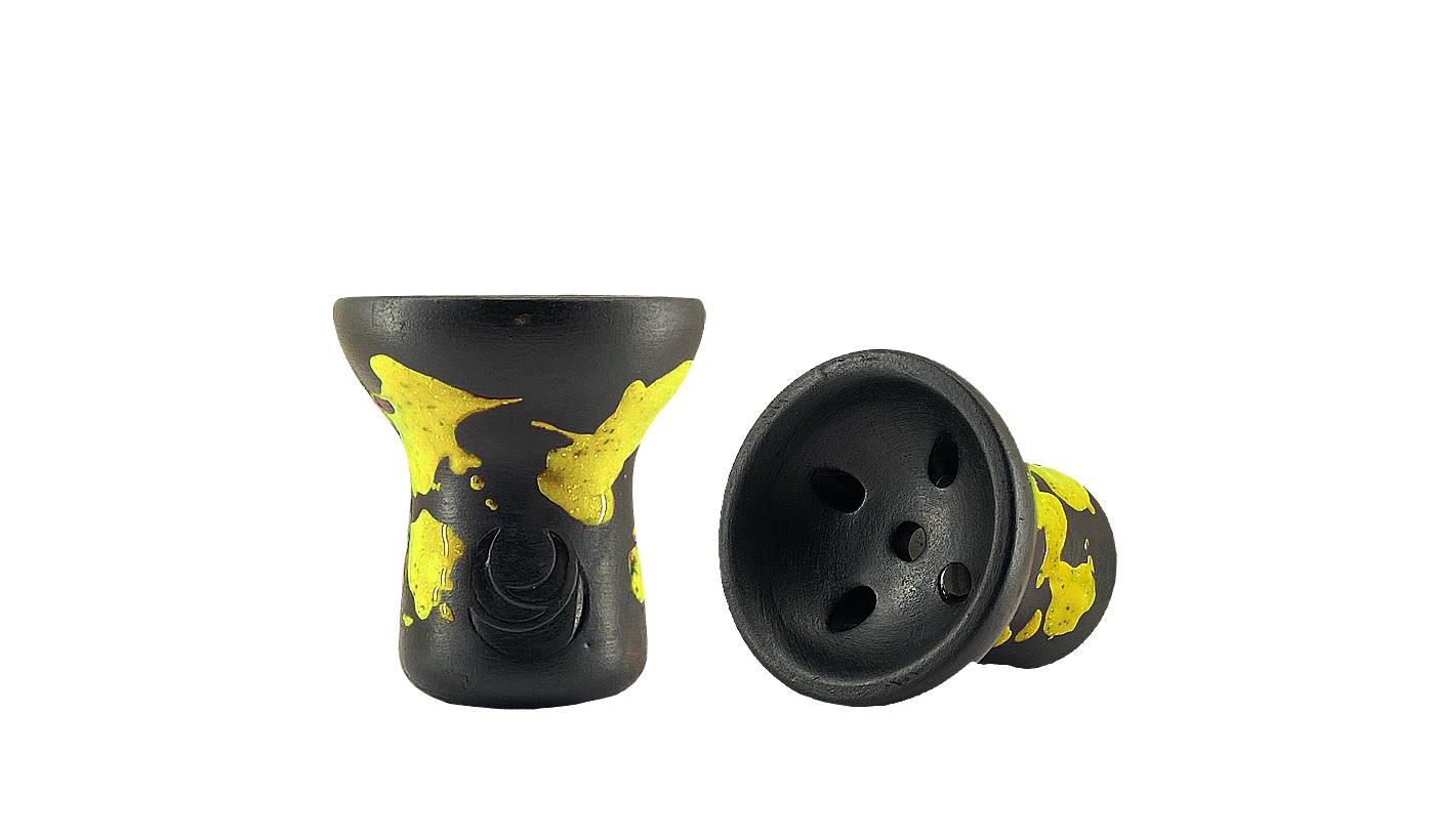 Moon Turkish Shisha Bowl (Cap Yellow)