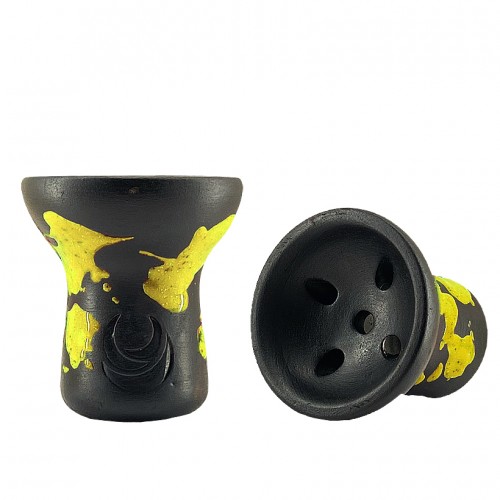 Moon Turkish Hookah Bowl (Cap Yellow)