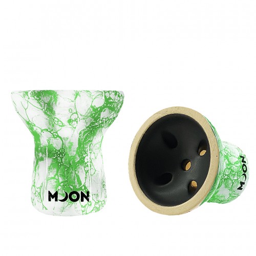 Hookah Bowl Moon Turkish 2.0 White (Green)