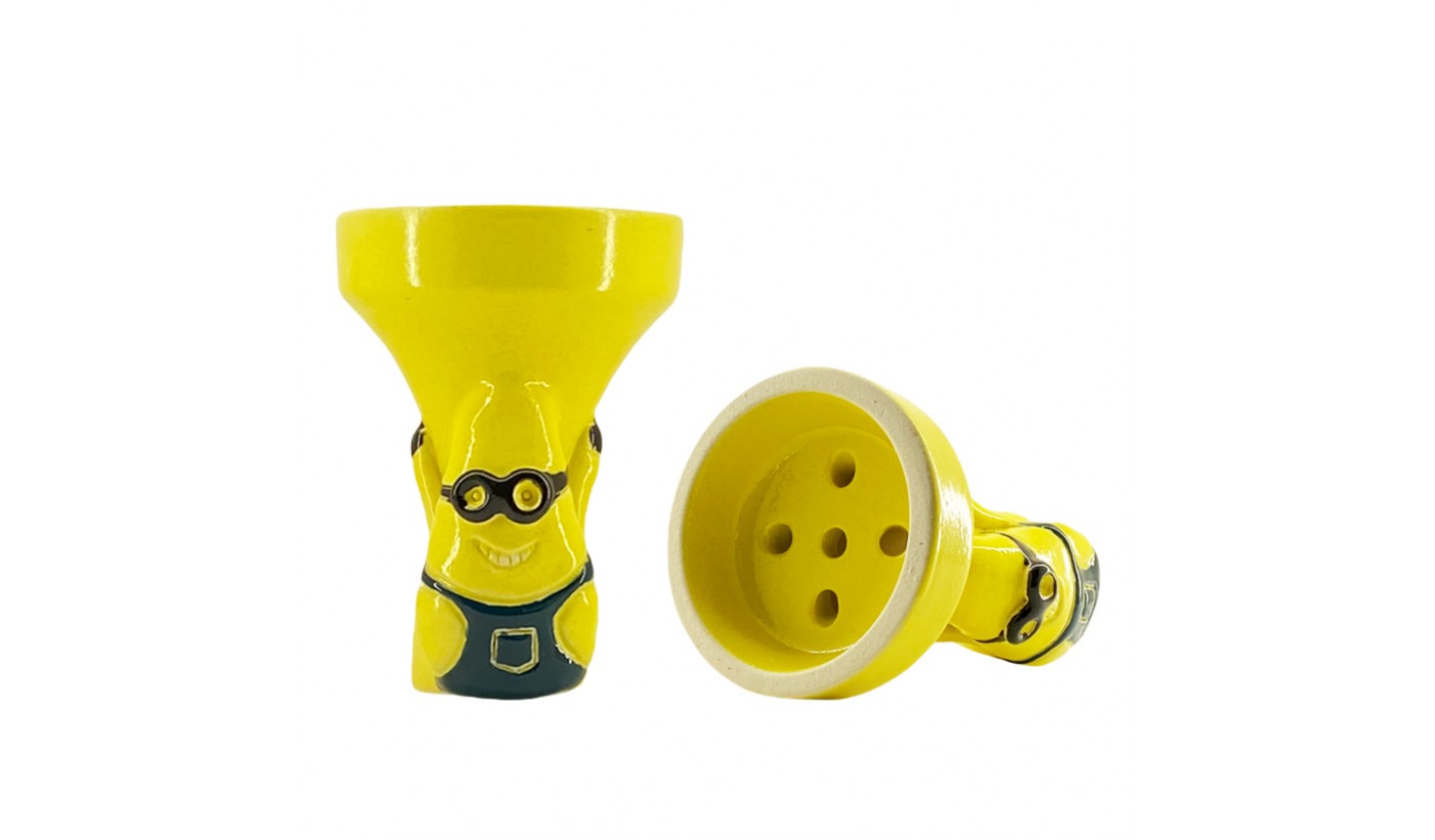 Hookah Bowl NJN Hookah Kill Minion Happy (Glaze)