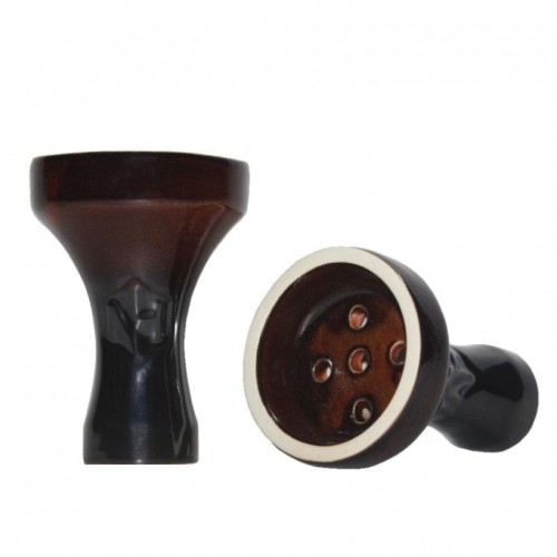 Bol à narguilé njn Hookah Kill Glaze Brown (Glaçage)