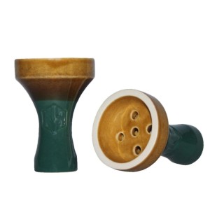 Чаша для кальяна NJN Hookah Kill Glaze ZK (Зелено-коричневая глазурь)