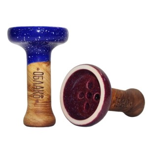 Чаша для кальяна Облако Black (Glaze top)