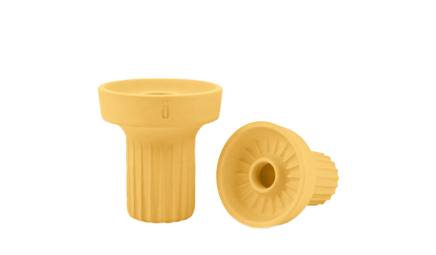 Shisha Bowl Cloud Stone Phunnel (Gelb)