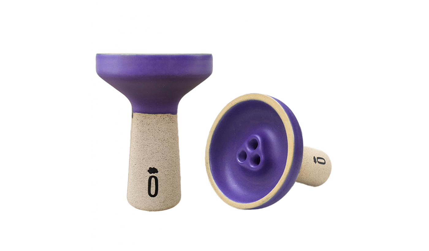 Hookah Bowl Cloud TRIO Phunnel (Purple Mat)