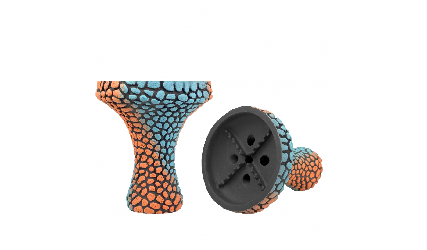 Olymp Gamora Killer Hookah Bowl (Orange - Blue)