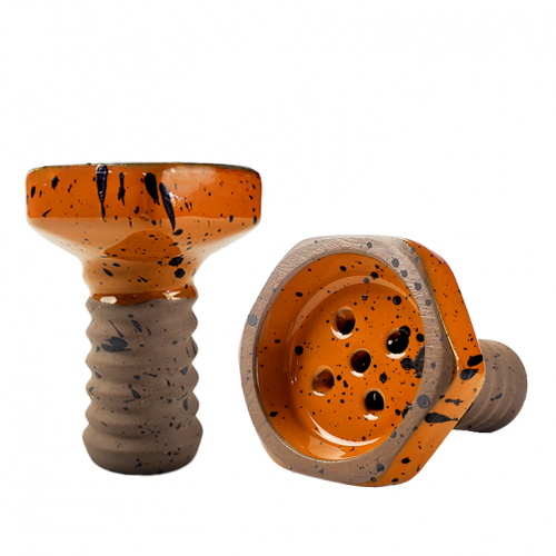 Чаша для кальяна Telamon Killer Evil Screw Glaze (Orange)