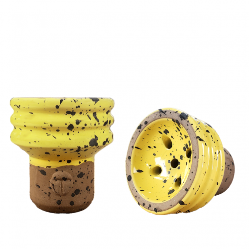 Hookah Bowl Telamon Turkish Heat Transfer Glaze (Yellow)