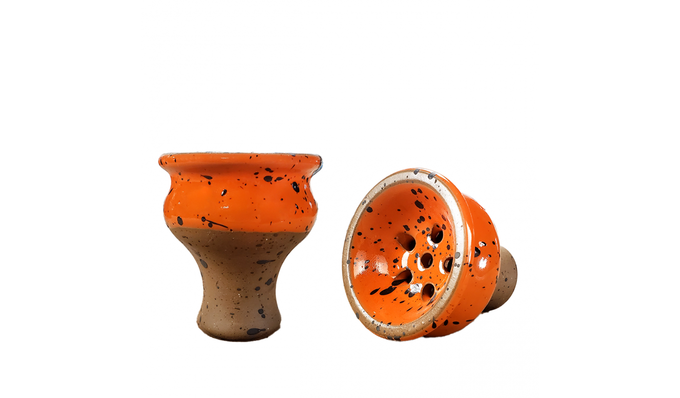 Hookah bowl Telamon Classic UPG Glaze (Orange)