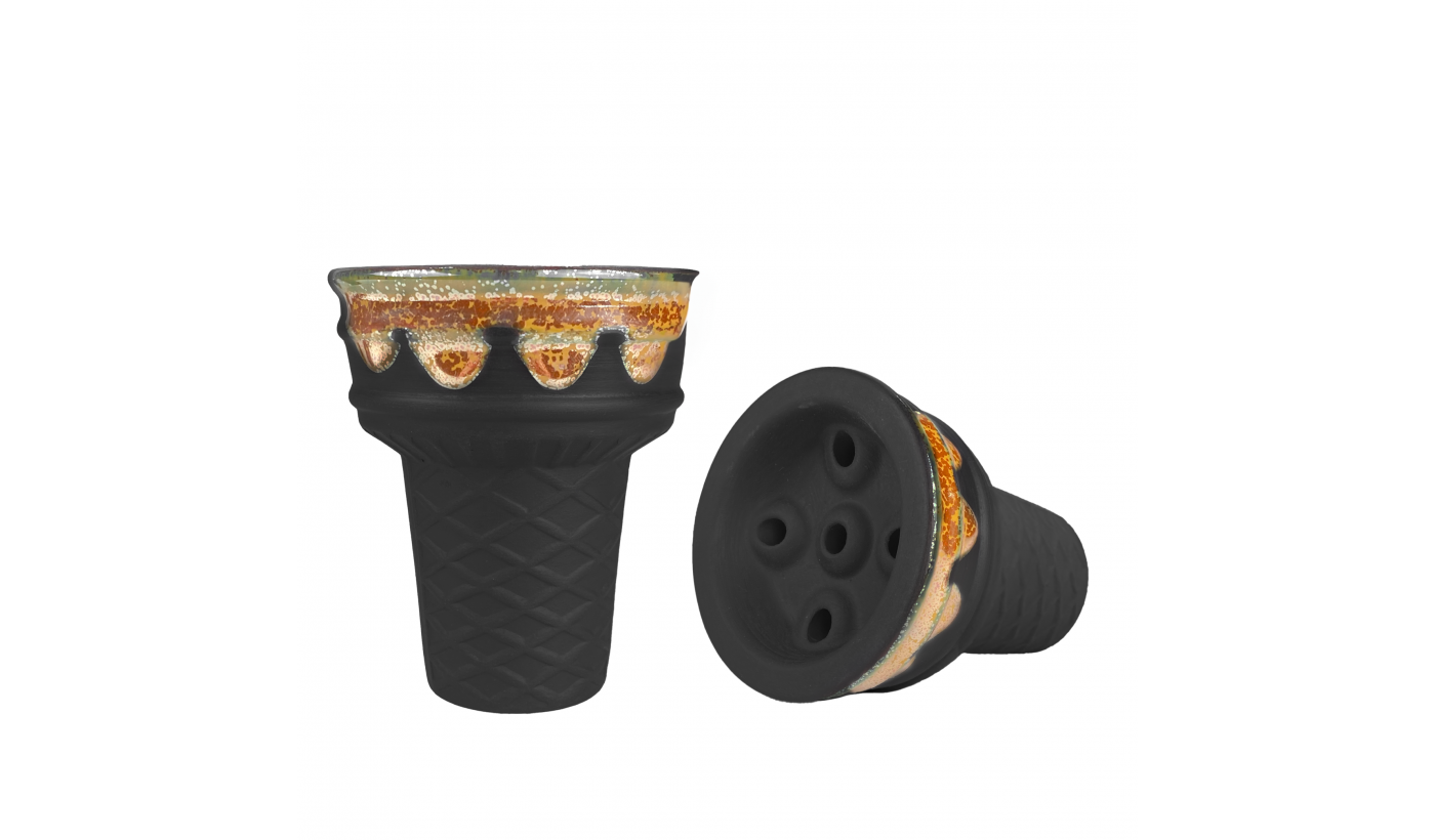 Hookah bowl Werkbund x Lev Ramazzina Gelato Cioccolato (Gold)