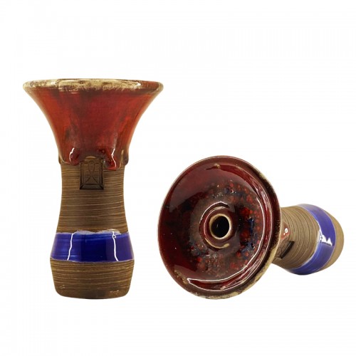 Werkbund Evo Deep shisha Bowl (Crazy Red-Blue)