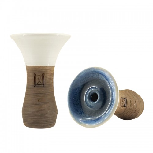 Shisha Bowl Werkbund Evo Deep (White Blue)