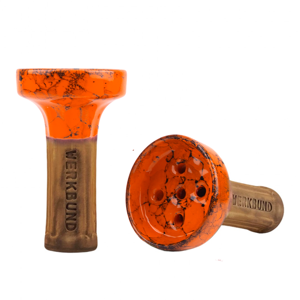 Чаша для кальяна Werkbund Zeus Killer (Bubble Orange Black)