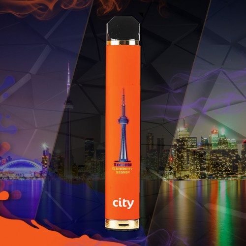 Одноразовое электронное устройство City Highway - Toronto Blueberry Orange (1600 затяжек)