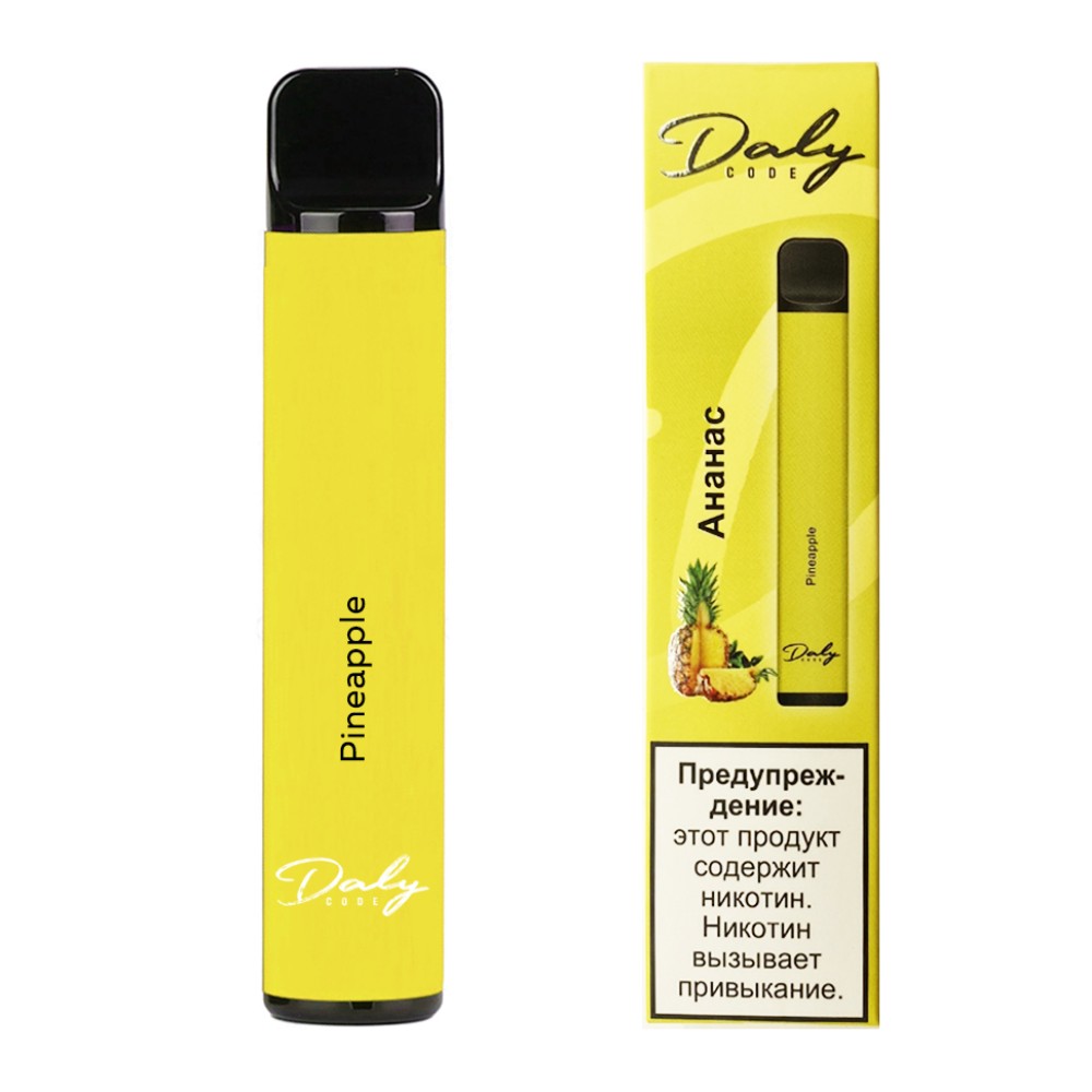 Одноразовое электронное устройство Daly Code - Ананас (800 затяжек)