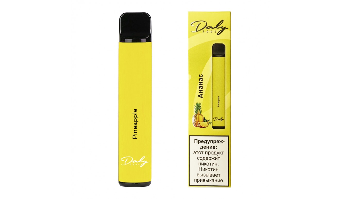 Disposable electronic device Daly Code - Pineapple (800 puffs)