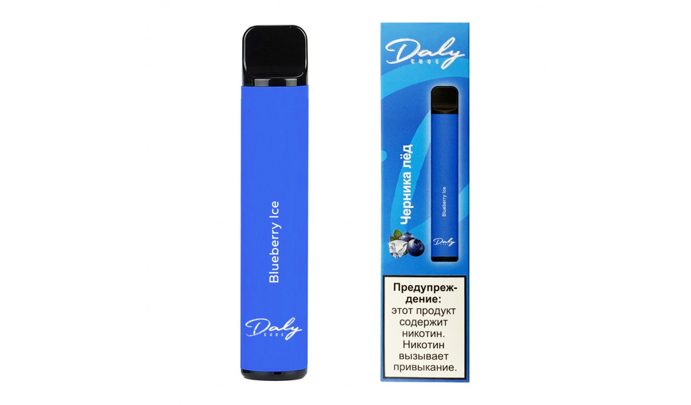 Disposable electronic device Daly Code - Blueberry ice (800 puffs)