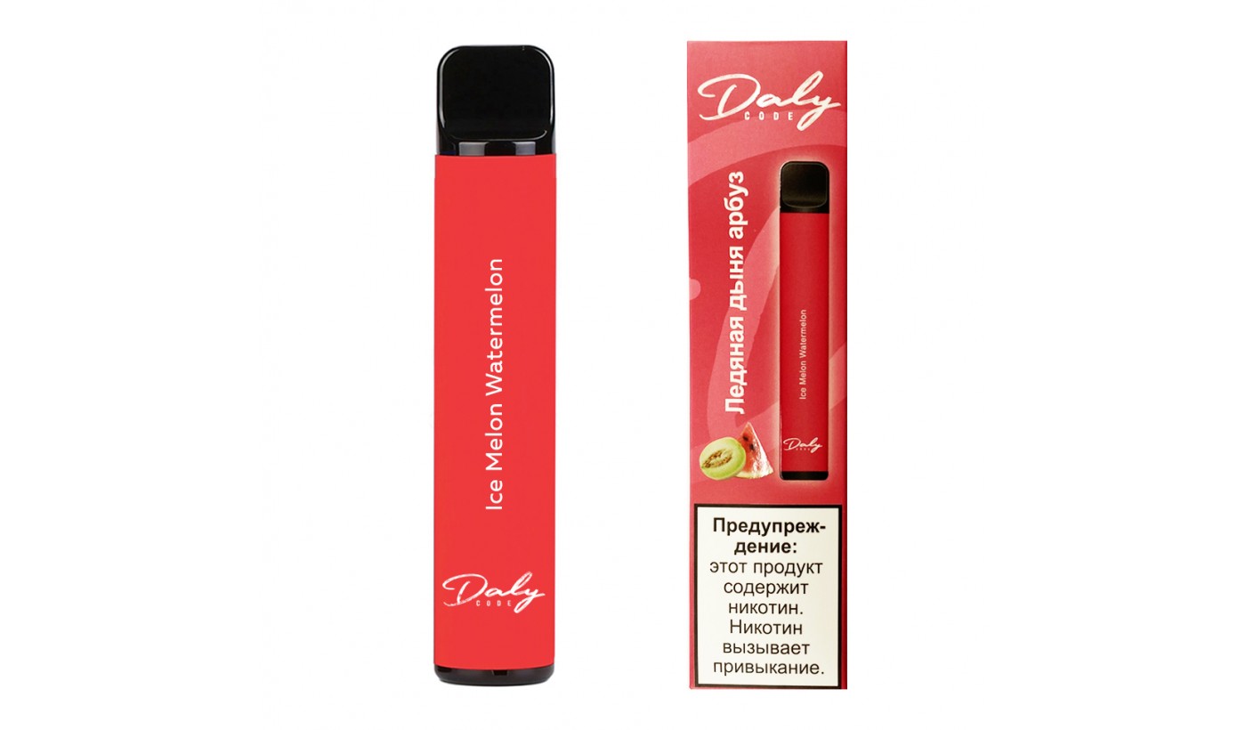 Disposable electronic device Daly Code - Ice Melon watermelon (800 puffs)