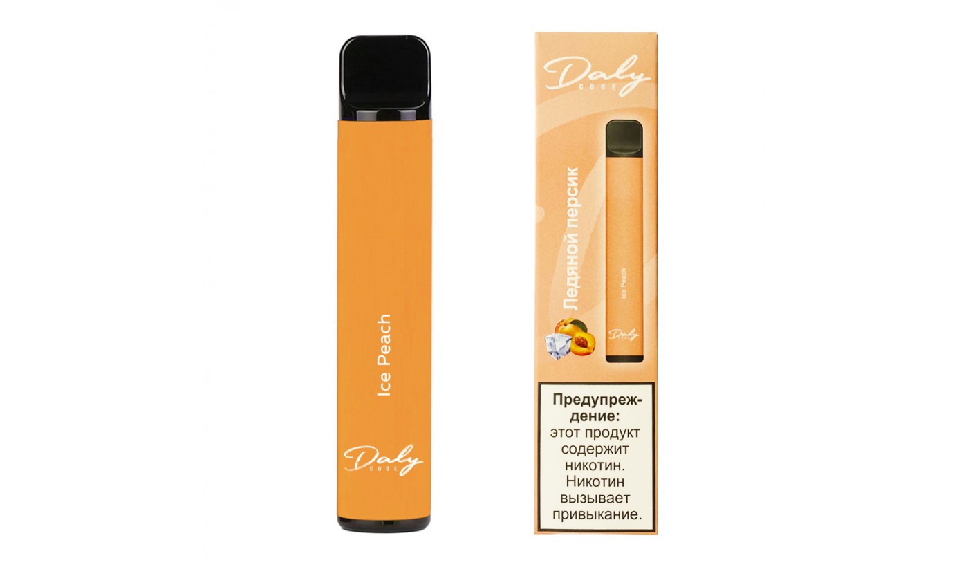 Disposable electronic device Daly Code - Ice Peach (800 puffs)