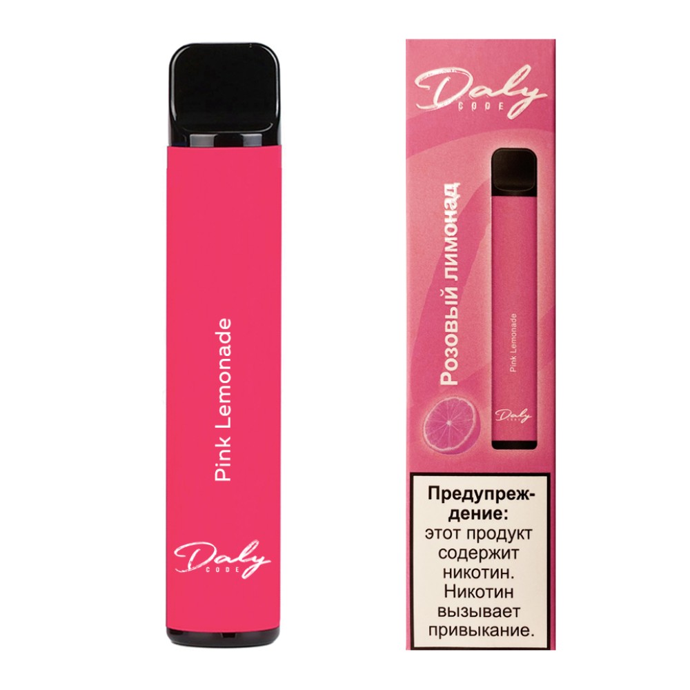 Одноразовое электронное устройство Daly Code - Розовый лимонад (800 затяжек)