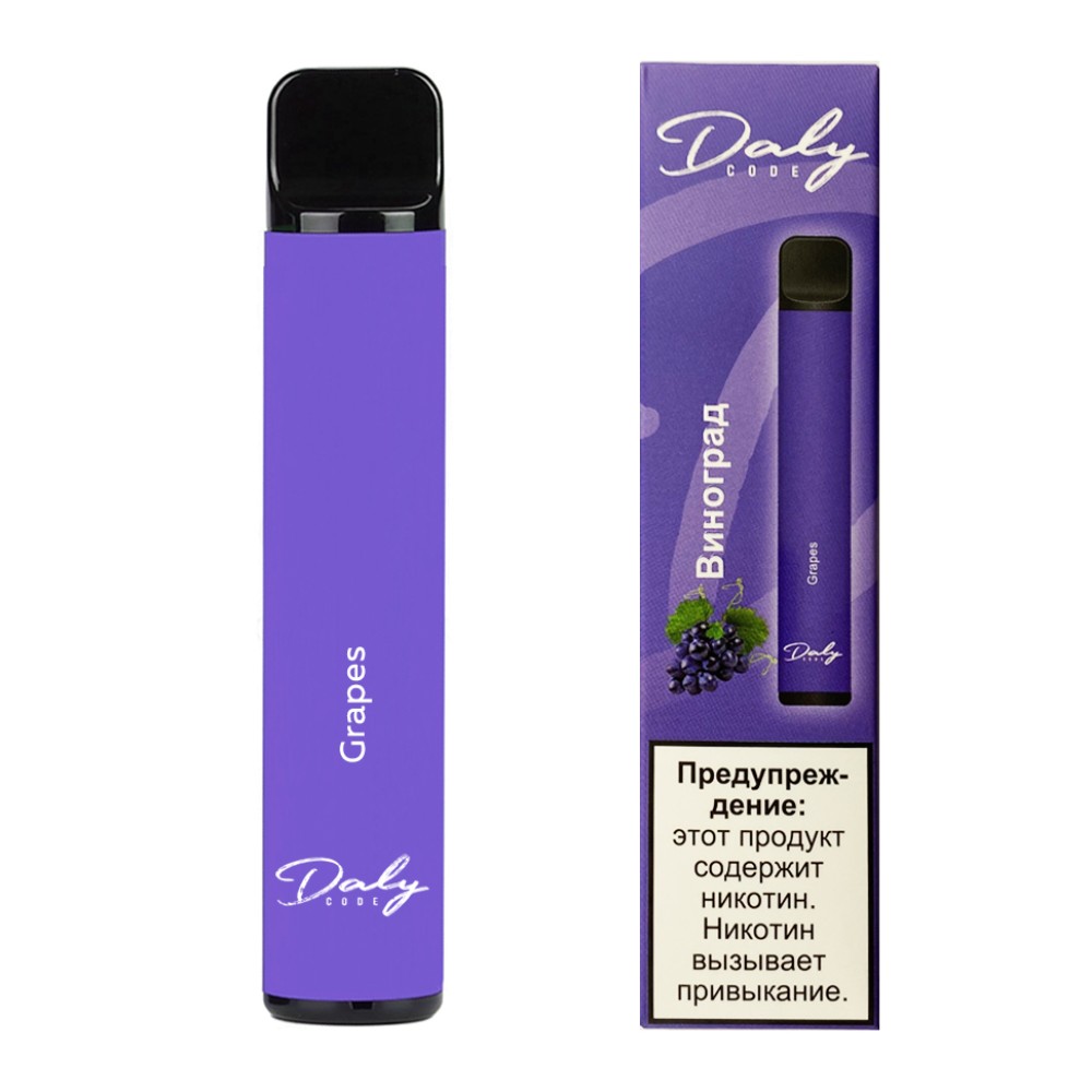 Одноразовое электронное устройство Daly Code - Виноград (800 затяжек)