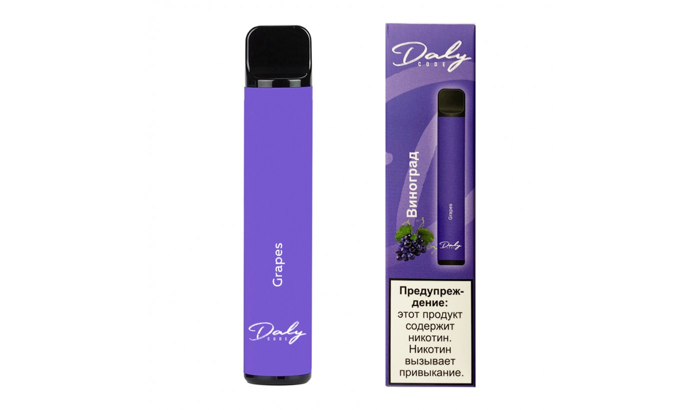 Disposable electronic device Daly Code - Grapes (800 puffs)