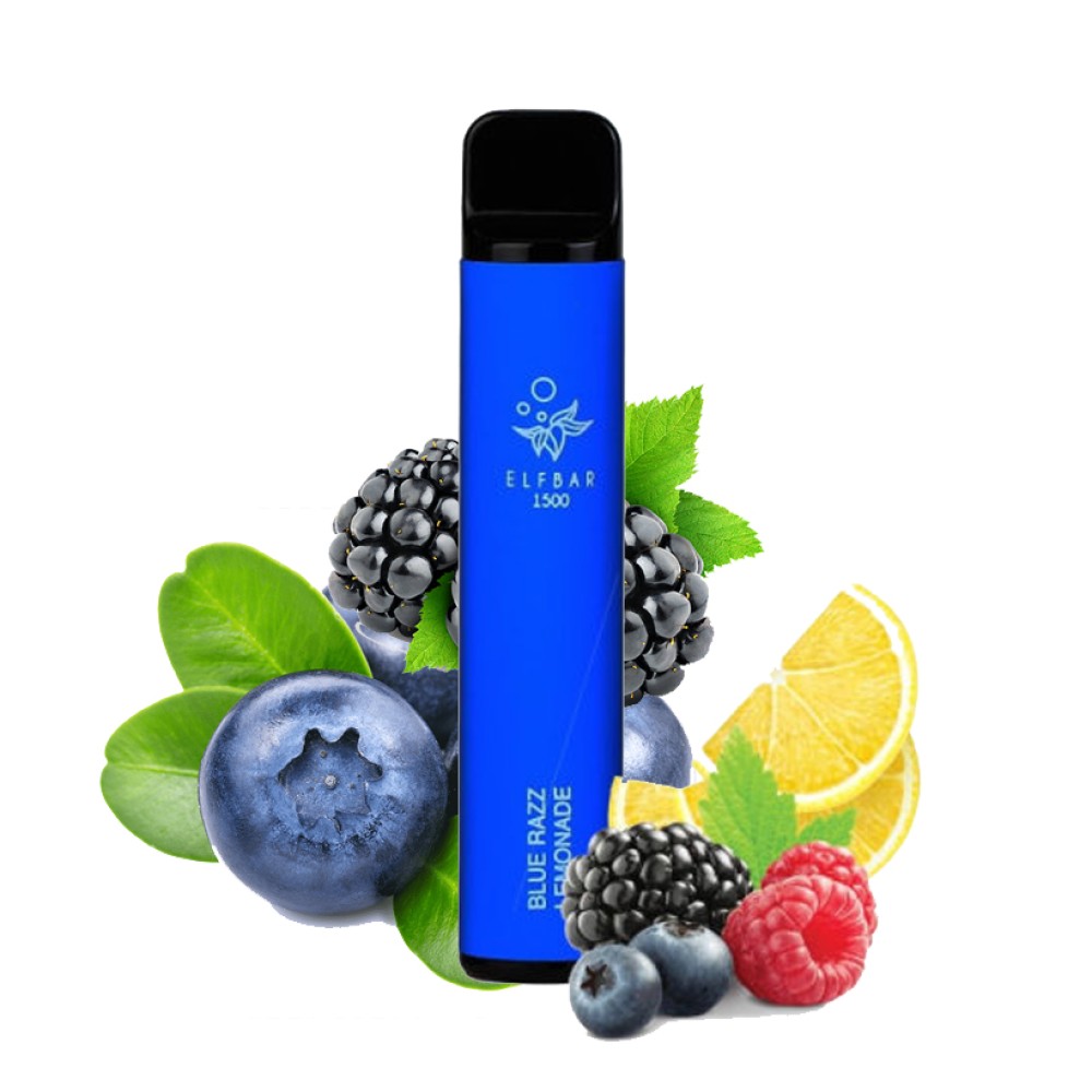 Одноразовое электронное устройство Elf Bar - Blue razz Lemonade (1500 затяжек)