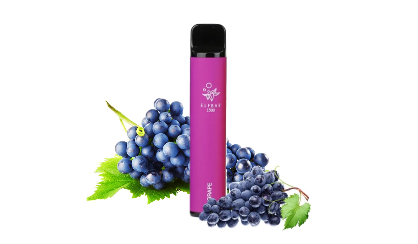 Disposable electronic device Elf Bar - Grape (1500 puffs)