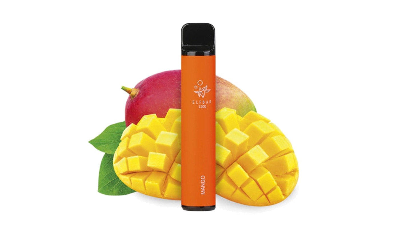 Elf bar - Mango électronique jetable (1500 bouffées)